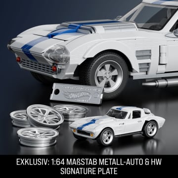 Mattel Brick Shop Hot Wheels Custom Corvette Grand Sport Bauset (918 Teile), Für Sammler - Image 5 of 6