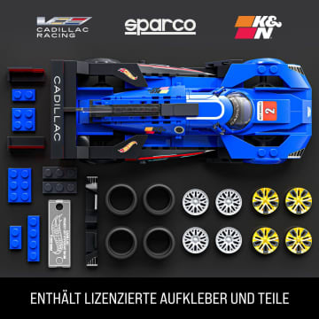 Mattel Brick Shop Hot Wheels Cadillac Project Gtp Hypercar Bauset (236 Teile), Für Sammler - Imagen 4 de 6
