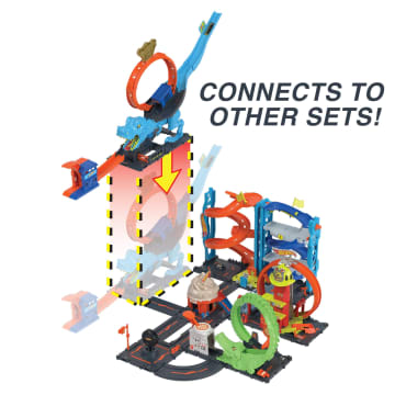 Hot Wheels City T-Rex Loop And Stunt Playset, Track Set With 1 Toy Car - Image 7 of 7