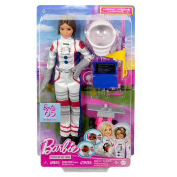 Barbie 65th Anniversary Careers Astronaut Doll & 10 Accessories Including Rolling Rover & Space Helmet - Image 6 of 6