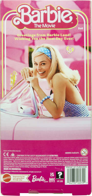 Barbie Movie Pink Gingham Dress - Image 6 of 9