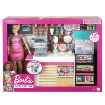 Barbie Καφετέρια Με Ξανθιά Κούκλα Barbie 30 Εκ. Και 20+ Ρεαλιστικά Κομμάτια Παιχνιδιού: - Image 6 of 6