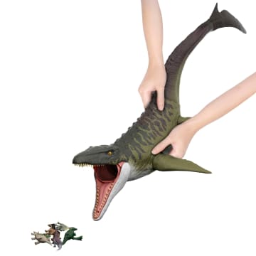 Jurassic World Rebirth Mosasauro Supercolossale, Action Figure, Dinosauro Giocattolo - Image 5 of 6