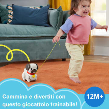 Fisher-Price Fp Pets Carlino Cammina Con Me, Giocattolo Trainabile Per Neonati E Bambini Con Movimento E Suoni - Image 2 of 6