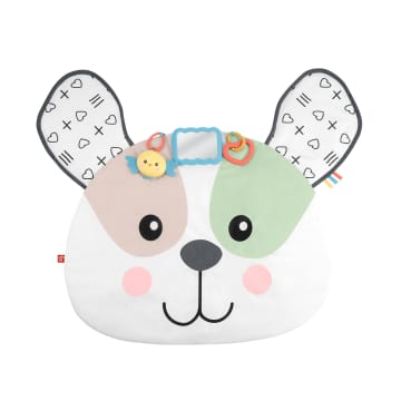 Yenidoğanların Karın Üstünde Oynama Zamanı Için Fisher-Price Sevimli Köpekçik Büyük Oyun Minderi Ve 2 Bebek Oyuncağı - Image 6 of 6