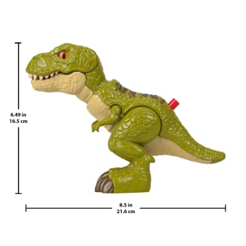 Fisher-Price Imaginext Jurassic World Rebirth Tyrannosaurus Rex Dinosaur Action Figure With Motion - Image 4 of 6