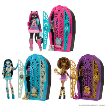 Monster High Straszysekrety Lalka i akcesoria Zestaw Seria 6 Tajemnice Hollyduch Zabawka 4+ - Imagen 1 de 6