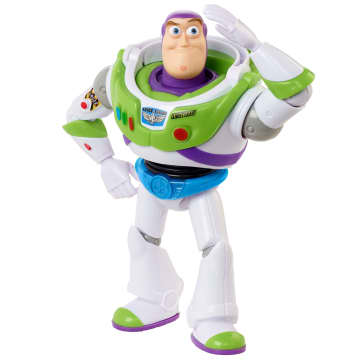 Disney Pixar Toy Story Buzz Lightyear 7 Inch Figure & Punch Launcher Toy, Lights & Sound, 5 Discs - Imagen 5 de 6