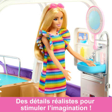 Barbie-Bateau De Rêve-Coffret Bateau, Piscine, Toboggan, Accessoires - Imagen 5 de 6