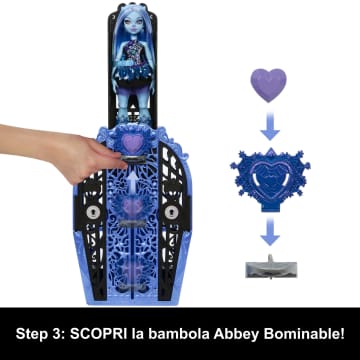 Monster High Segreti Da Brivido Misteri Mostruosi Playset, Abbey Bominable Bambola Con Oltre 19 Sorprese - Image 5 of 6