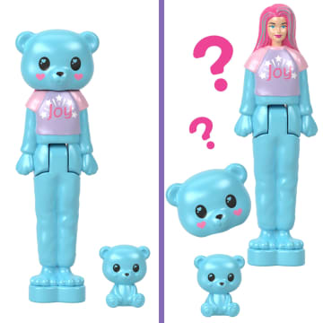 Barbie Mini Barbieland 5'Li Paket Pop Reveal Bebekler, 4 Cm'Lik Sürpriz Mini Bebek Ve Duyusal Gelişime Yönelik Oyuncak (Stiller Çeşitlilik Gösterebilir) - Imagen 4 de 6