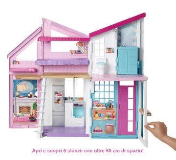 Casa Di Malibu Di Barbie A 2 Piani E Trasformabile Con Più Di 25 Pezzi - Image 3 of 6