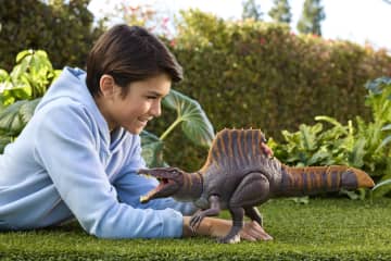 Jurassic World Rebirth Tail Thrasher Spinosaurus-Actionfigur, Dinosaurierspielzeug Mit 2 Angriffsbewegungen - Image 2 of 6