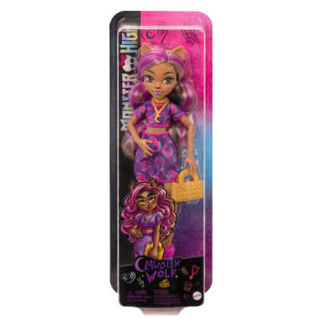 Bambole Monster High Clawdeen Wolf, bambole alla moda snodate con accessori - Imagen 6 de 8
