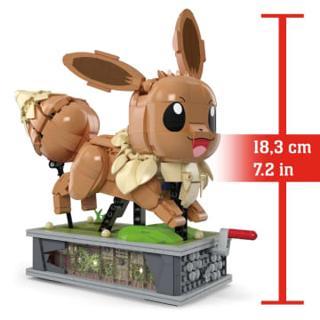 Mega Pokémon Bewegende Eevee Speelgoedbouwset (1381 Onderdelen) Voor Verzamelaars - Image 2 of 6