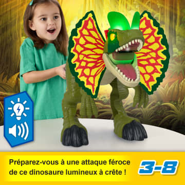 Fisher-Price-Imaginext-Figurine Dilophosaurus De Jurassic World - Image 2 of 6