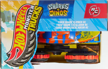 Vehículo Tiger Shark Escalador Teledirigido De Monster Trucks De Hot Wheels, Con Batería Y Mando De Control Remoto - Image 3 of 4