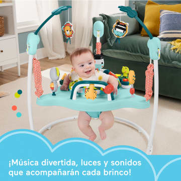 Centro De Actividades Saltador Colorido Jumperoo De Fisher-Price Con Luces, Música Y Sonidos - Imagen 2 de 6