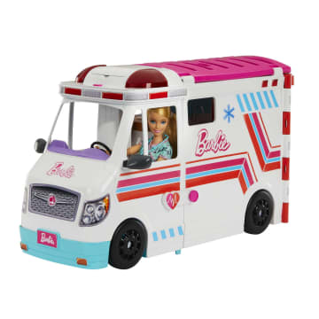 Barbie Oyuncakları, Dönüşen Ambulans Ve Klinik Oyun Seti, 20'Den Fazla Aksesuar, Barbie'nin Yeni Ambulansı - Bild 5 von 6