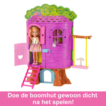 Chelsea Barbie Pop En Boomhutspeelset Met Puppy - Imagen 5 de 6