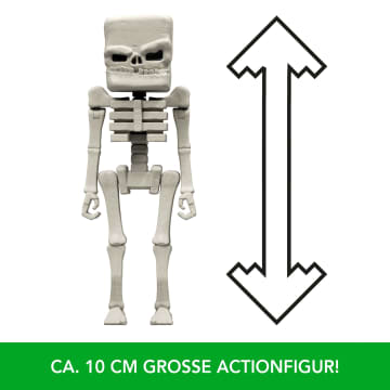 Minecraft Skelett Actionfigur Und Zubehör, 10 Cm Großes Spielset, Inspiriert Von Ein Minecraft Film“ - Image 3 of 6