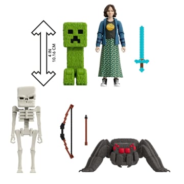 Minecraft Coffret Rencontres À La Surface 4 Figurines Et 3 Accessoires - Image 5 of 6