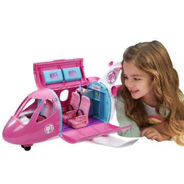 Barbie Droomvliegtuig Transformerende Speelset Met Werkende Onderdelen En Meer Dan 15 Accessoires - Image 1 of 7