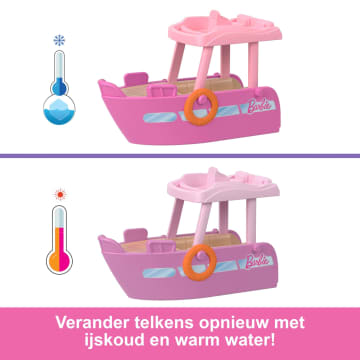 Barbie Mini Barbieland Set Met Pop En Voertuig, Pop (Bijna 4 Cm) En Droomboot Met Kleurverandering - Image 3 of 6