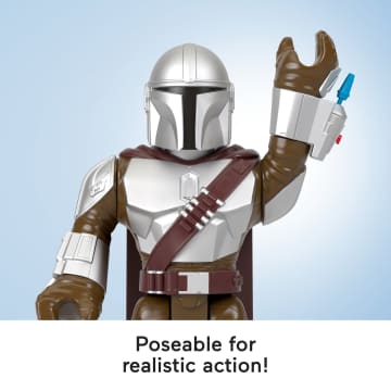 Imaginext Star Wars The Mandalorian Xxl Figure, 16+ Inch Tall Poseable Toy With Launcher - Bild 4 von 6