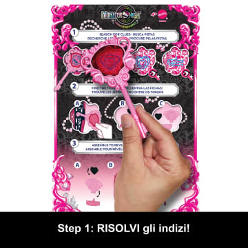 Monster High Segreti Da Brivido Misteri Mostruosi Playset, Draculaura Bambola Con Oltre 19 Sorprese - Image 3 of 6