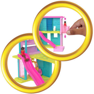 Barbie Mini Barbieland Poppenhuis Speelsets Met Pop Van Bijna 4 Cm, Meubels En Accessoires (Stijlen Kunnen Variëren) - Imagen 3 de 6