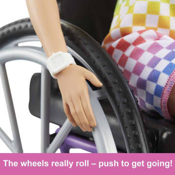 Barbie Wheelchair Doll Blonde - Image 3 of 7