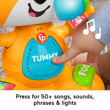 Fisher-Price Link Squad Bop & Groove Tiger Baby Learning Toy With Music & Lights, Queens English Version - Image 4 of 6