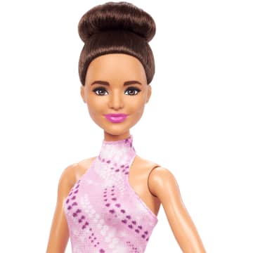 Barbie Careers Figure Skater Doll & Accessories, Brunette In Removable Skate Outfit With Trophy - Image 3 of 6