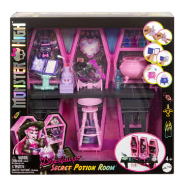 12'Den Fazla Aksesuar Ve Sürpriz Dönüşümler Içeren Monster High Draculaura'nın Gizli İksir Odası Oyun Seti - Image 6 of 6