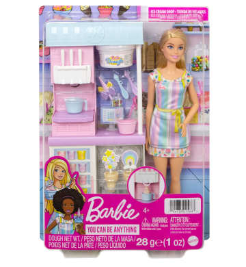 Barbie - Coffret Marchande De Glace - Poupée Mannequin - Dès 4 Ans - Imagen 6 de 6