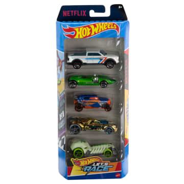 Confezione Da 5 Veicoli Hot Wheels Die-Cast In Scala 1:64 Tratti Dalla Serie Netflix Hot Wheels 'Let'S Race!' - Image 7 of 7