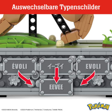 Mega Pokémon Bewegliches Evoli Bauspielzeug-Set (1381 Teile) Für Sammler - Image 6 of 6