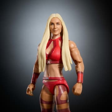 WWE Elite Collection Premium Live Event Charlotte Flair Action Figure Set, Summerslam Collectible - Imagen 4 de 6