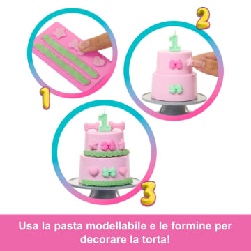 Barbie Party Unboxed, Serie Compleanno Del Cucciolo, Bambola Shimmerin’ Hearts E Accessori, Con 10 Sorprese - Imagen 5 de 6