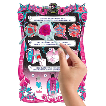 Monster High Straszysekrety Lalka i akcesoria Zestaw Seria 6 Tajemnice Hollyduch Zabawka 4+ - Imagen 3 de 6