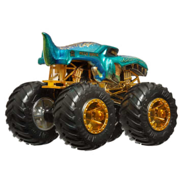 Hot Wheels Monster Trucks Bigfoot 50 rocznica Metalowy pojazd premium Zabawka Mix 3+ - Image 3 of 6