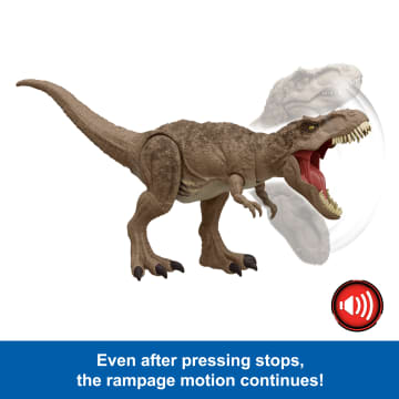 Jurassic World All-Out Attack Tyrannosaurus Rex Dinosaur Action Figure Toy - Image 5 of 6