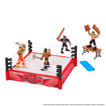 WWE Knuckle Crunchers Rebound Ring & Action Figure, Playset With Seth Rollins Mini Figure - Image 5 of 5