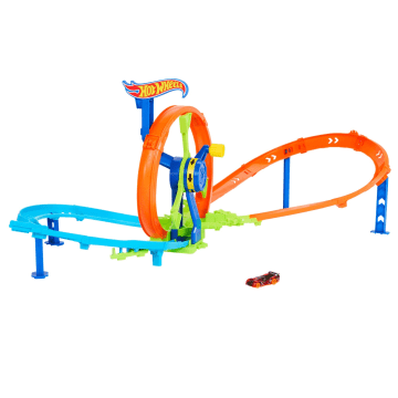 Hot Wheels Razendsnel Lanceren En Loopen, Speelset Met Metalen Speelgoedauto Schaal 1:64, Crash- En Baanset - Bild 6 von 6