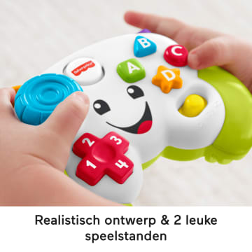 Fisher-Price Leerplezier Spelen En Leren Controller, Muzikaal Babyspeelgoed Met Lichtjes, Meertalige Versie - Image 4 of 6