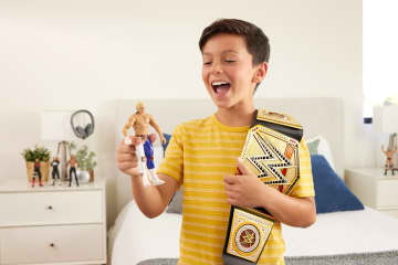 WWE Championship Title, World Heavyweight Role-Play & Costume, Leather-Like Belt - Image 2 of 6