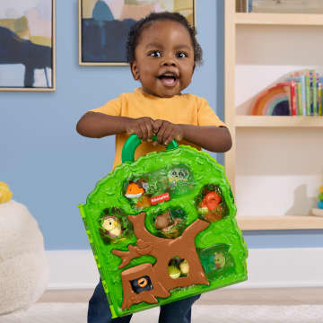 Fisher-Price Little People Waldfreunde Tragekoffer Kleinkind Spielset Mit Figuren, 9-Teilig - Image 3 of 6