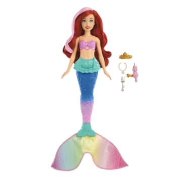 Disney Princess Toys, Ariel Swimming Mermaid Doll - Image 2 of 6