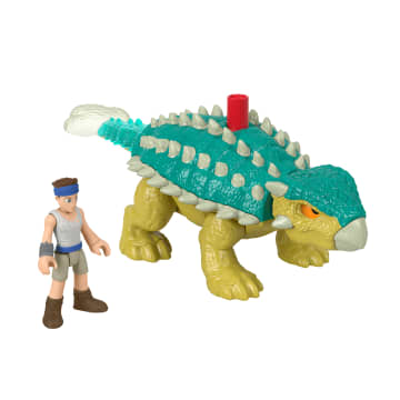 Imaginext Jurassic World Bumpy & Ben, Set Con Dinosauro Giocattolo, Per Bambini In Età Prescolare, 2 Pezzi - Image 1 of 3